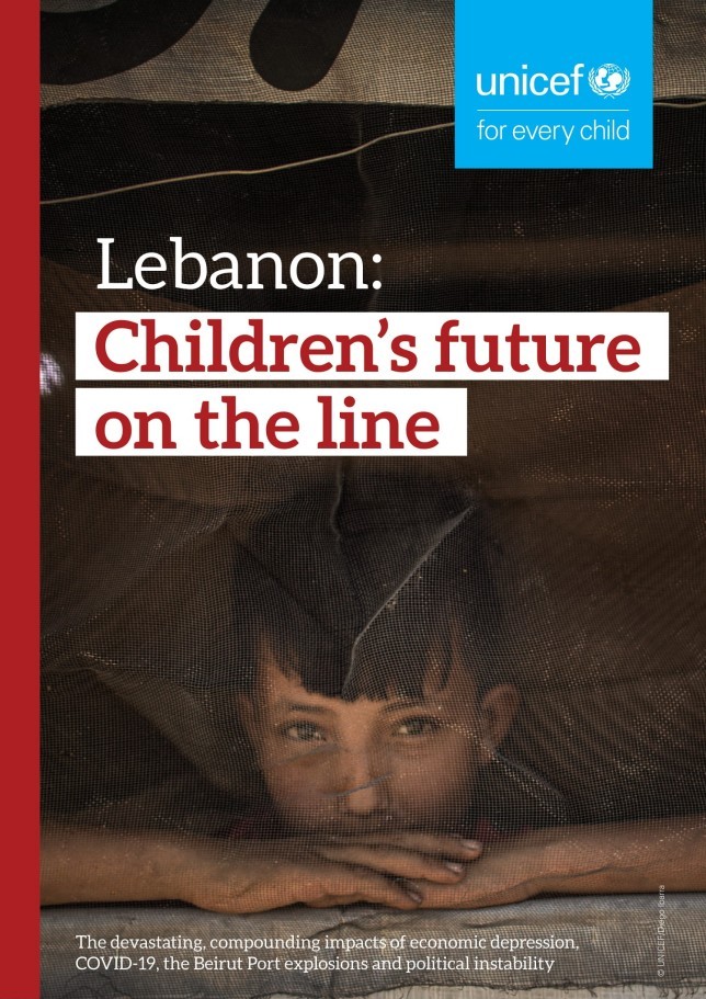 Raport Unicef Przyszłość dzieci Liban